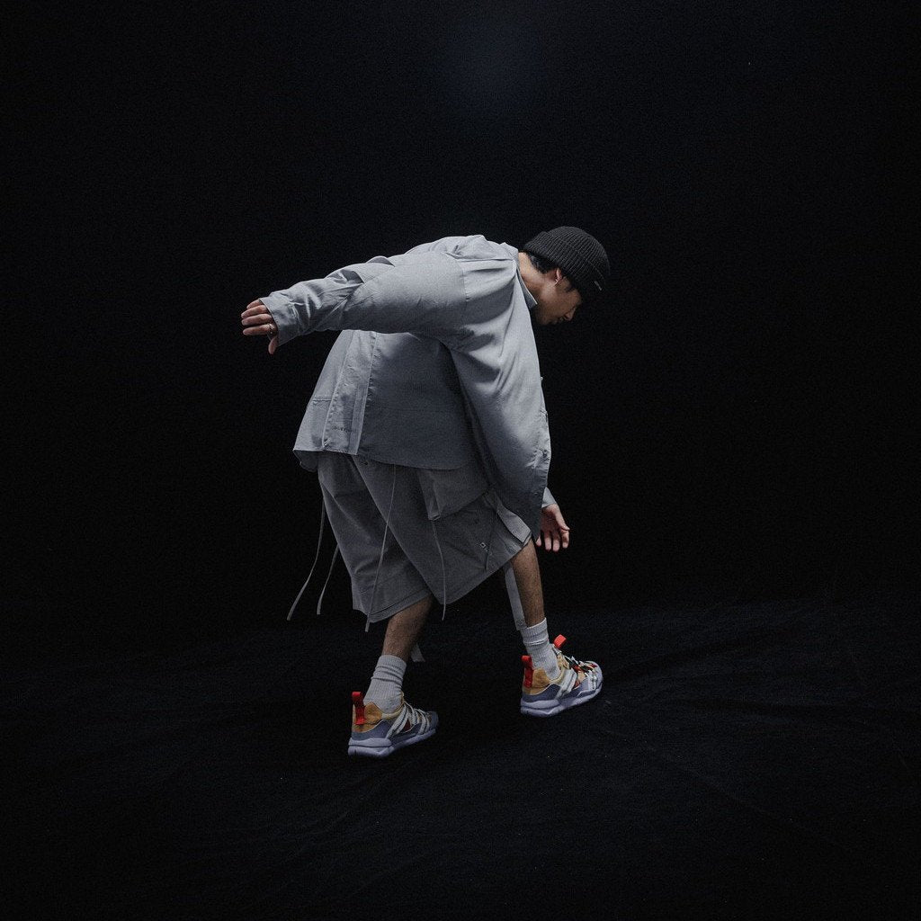 Acrypsis | A 09G - 「DUET」 VARIABLE-ZIP SHIRT #TECH-GRAY [GOOPI-23SS-MAR-01]