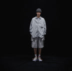 Acrypsis | A 09G - 「DUET」 VARIABLE-ZIP SHIRT #TECH-GRAY [GOOPI-23SS-MAR-01]