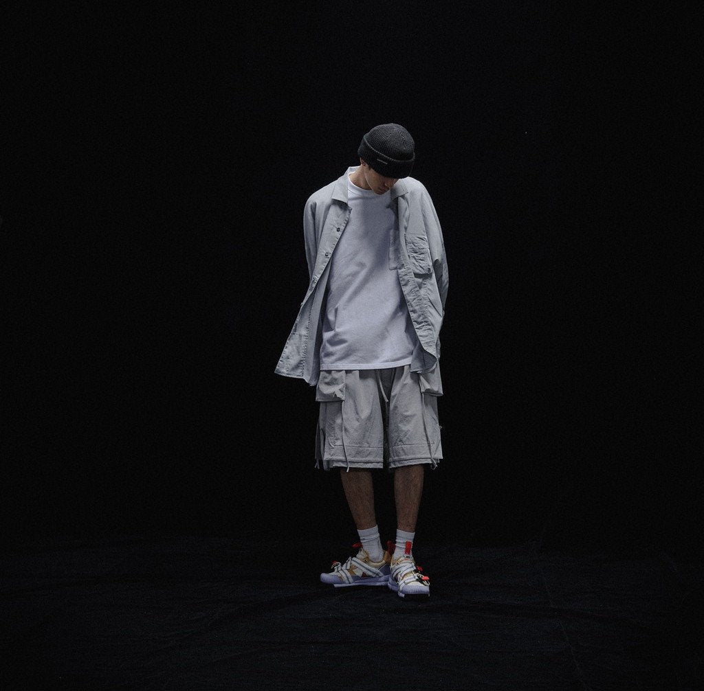 Acrypsis | A 09G - 「DUET」 VARIABLE-ZIP SHIRT #TECH-GRAY [GOOPI-23SS-MAR-01]