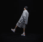 Acrypsis | A 09G - 「DUET」 VARIABLE-ZIP SHIRT #TECH-GRAY [GOOPI-23SS-MAR-01]