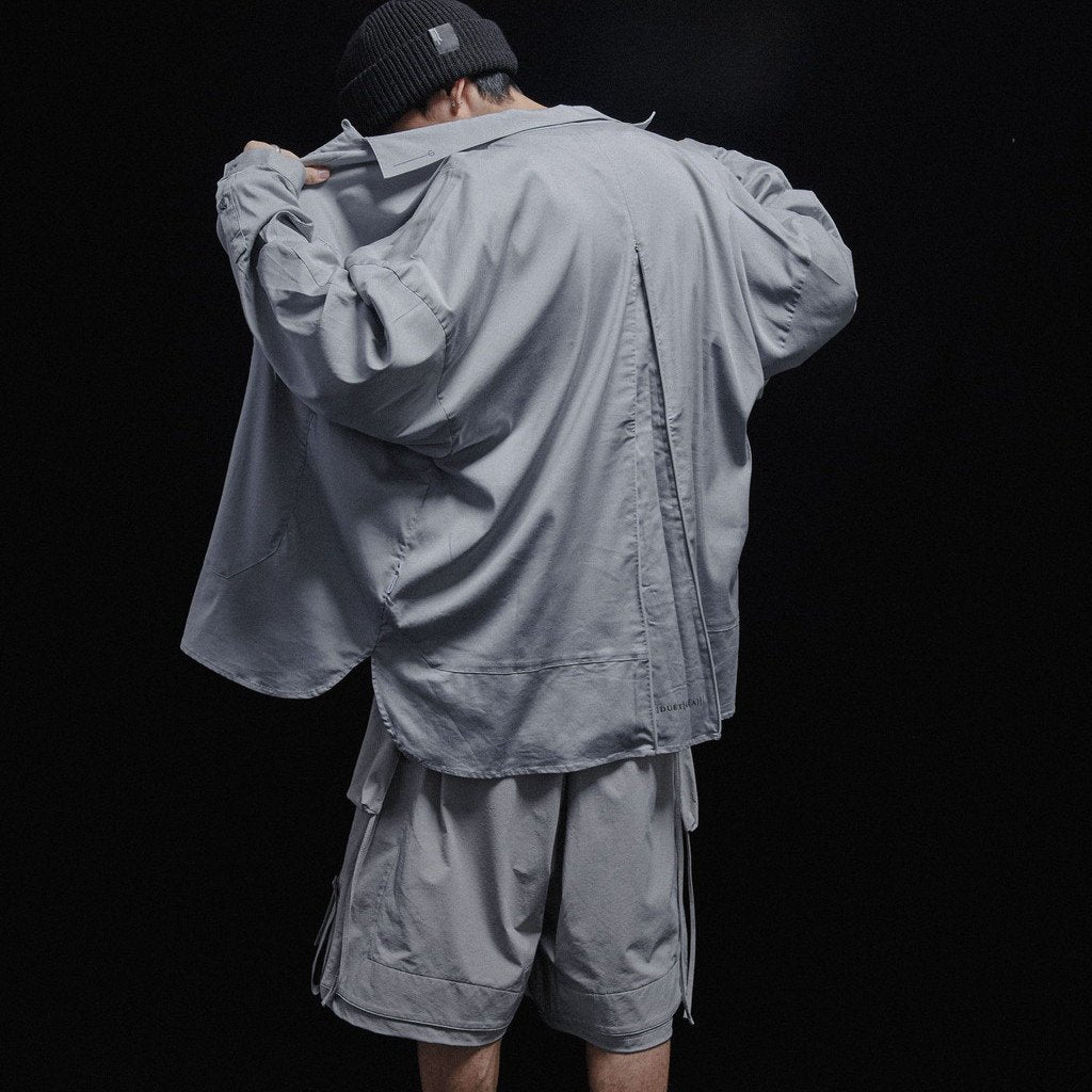 Acrypsis | A 09G - 「DUET」 VARIABLE-ZIP SHIRT #TECH-GRAY [GOOPI-23SS-MAR-01]