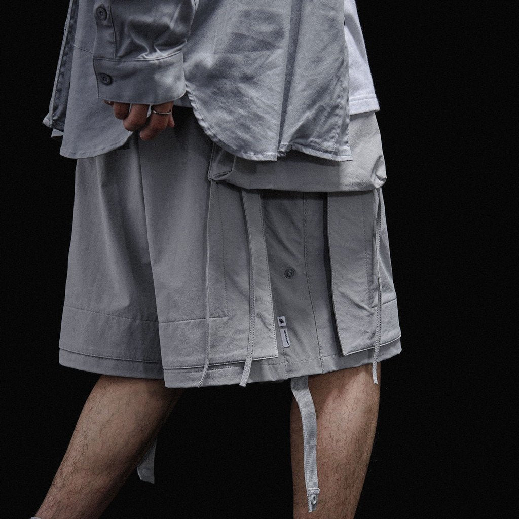 Acrypsis | A 09G - 「DUET」 VARIABLE-ZIP SHIRT #TECH-GRAY [GOOPI-23SS-MAR-01]