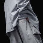 Acrypsis | A 09G - 「DUET」 VARIABLE-ZIP SHIRT #TECH-GRAY [GOOPI-23SS-MAR-01]