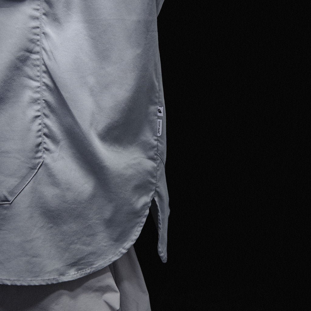 Acrypsis | A 09G - 「DUET」 VARIABLE-ZIP SHIRT #TECH-GRAY [GOOPI-23SS-MAR-01]