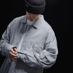Acrypsis | A 09G - 「DUET」 VARIABLE-ZIP SHIRT #TECH-GRAY [GOOPI-23SS-MAR-01]