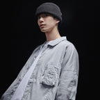 Acrypsis | A 09G - 「DUET」 VARIABLE-ZIP SHIRT #TECH-GRAY [GOOPI-23SS-MAR-01]