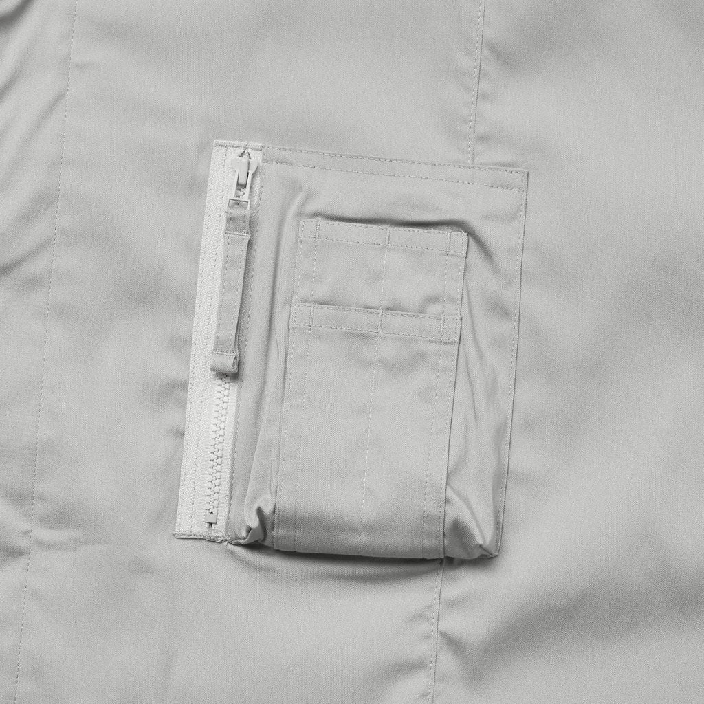 Acrypsis | A 09G - 「DUET」 VARIABLE-ZIP SHIRT #TECH-GRAY [GOOPI-23SS-MAR-01]