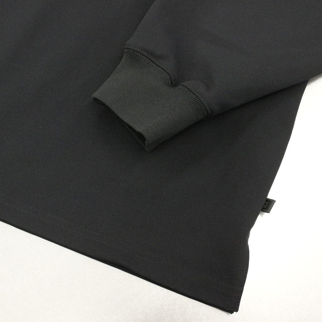 TECH POLO SHIRTS L/S #BLACK [BE-31023]