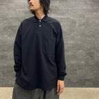 TECH POLO SHIRTS L/S #BLACK [BE-31023]