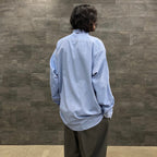 TECH ELBOW PATCH WORK SHIRT CHAMBRAY #SAX [BE-85023]