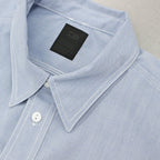 TECH ELBOW PATCH WORK SHIRT CHAMBRAY #SAX [BE-85023]