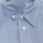 TECH ELBOW PATCH WORK SHIRT CHAMBRAY #SAX [BE-85023]
