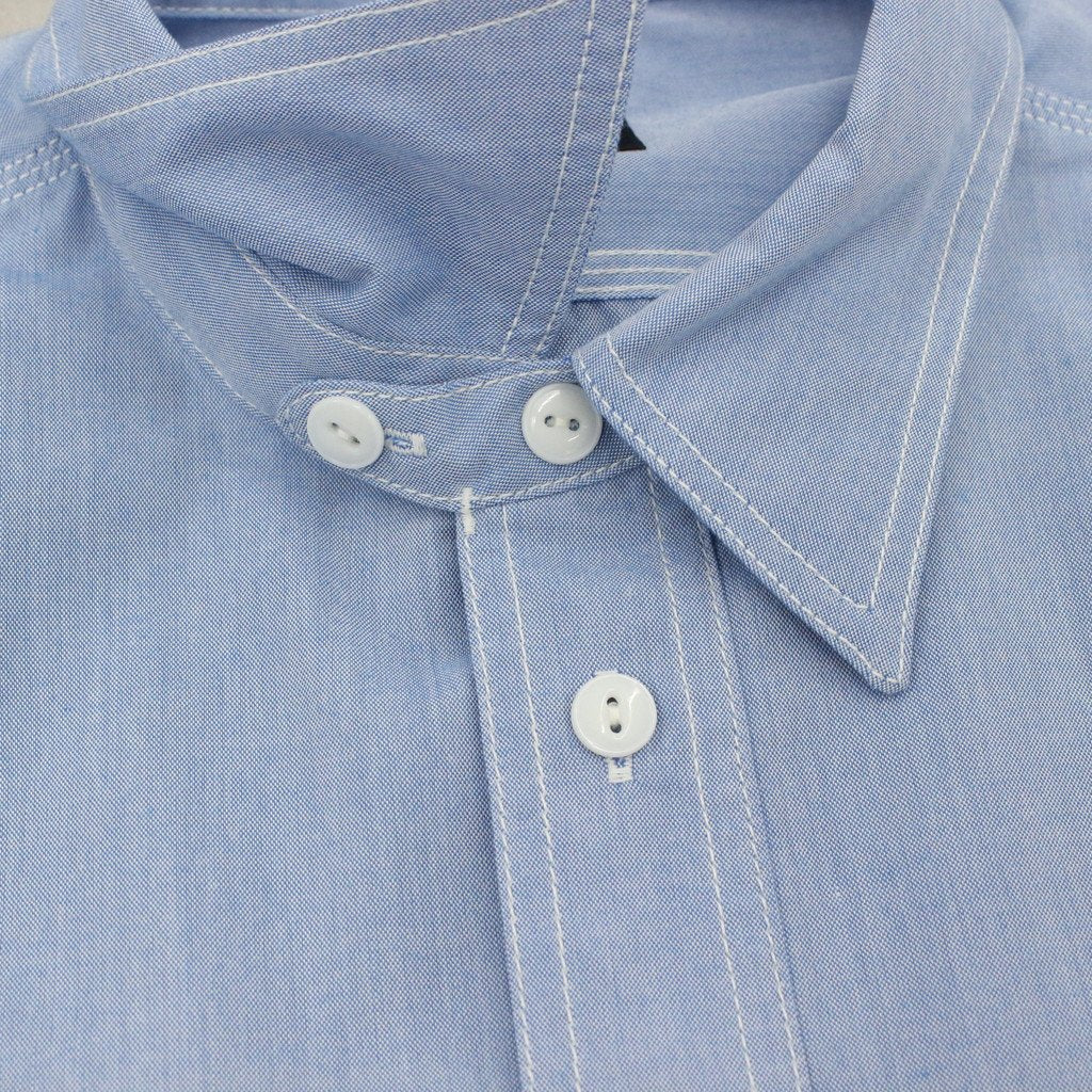 TECH ELBOW PATCH WORK SHIRT CHAMBRAY #SAX [BE-85023]