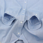 TECH ELBOW PATCH WORK SHIRT CHAMBRAY #SAX [BE-85023]