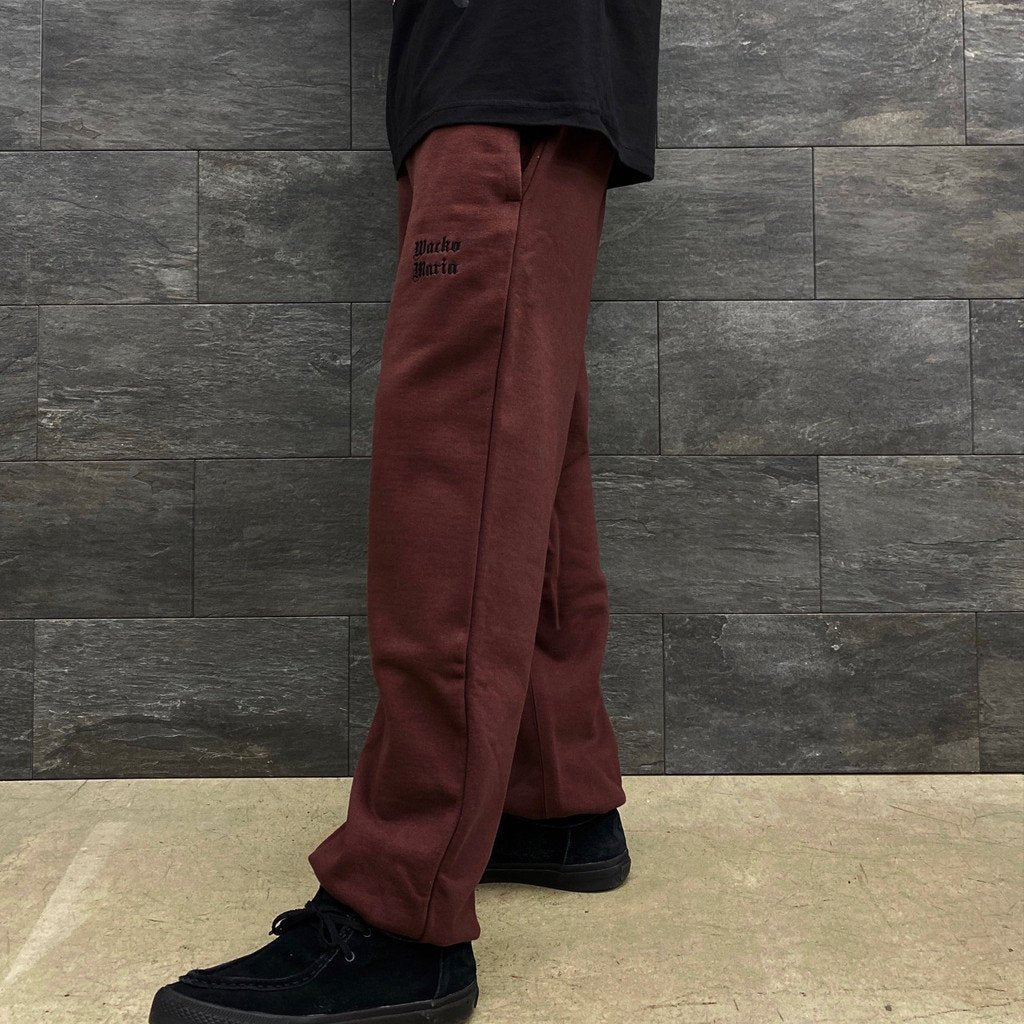 HEAVY WEIGHT SWEAT PANTS #BURGUNDY [23SS-WMC-SP01] _ WACKO MARIA