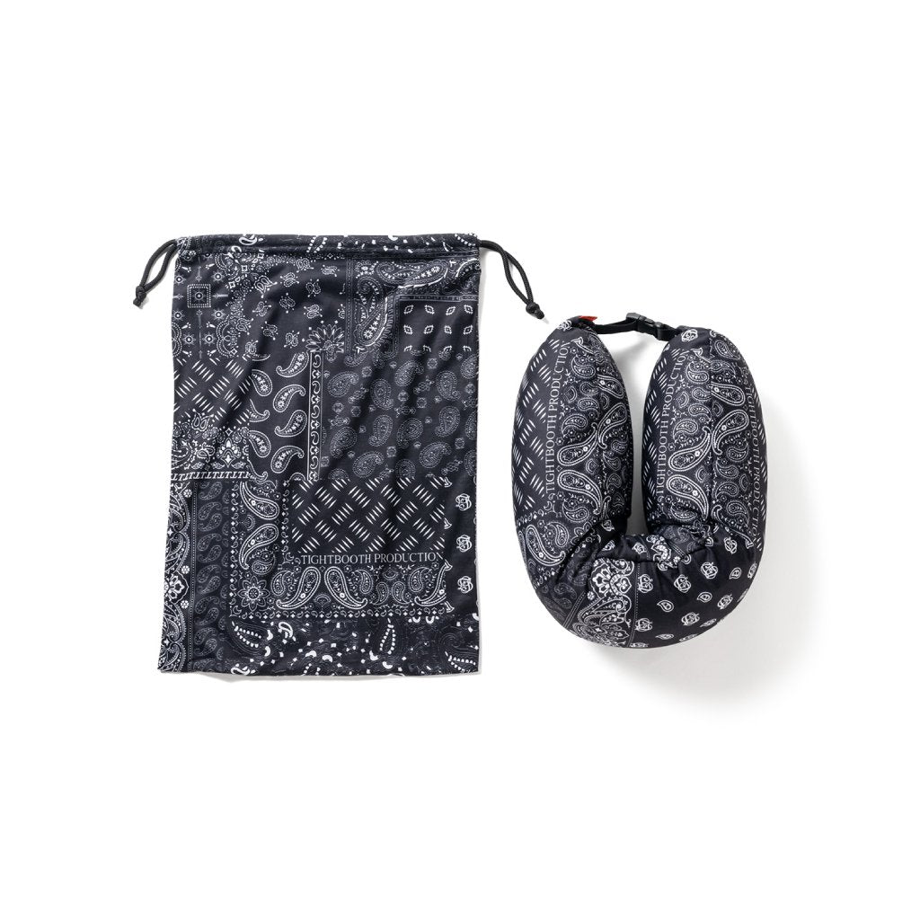 PAISLEY NECK PILLOW #BLACK [SS23-A03]