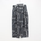PAISLEY BALLOON PANTS #BLACK [SS23-B06]