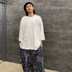 PAISLEY BALLOON PANTS #BLACK [SS23-B06]