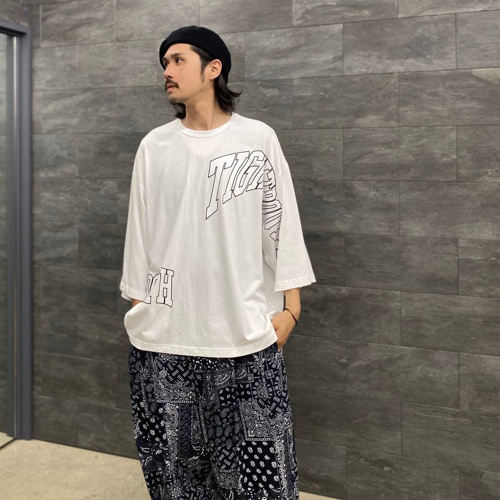 PAISLEY BALLOON PANTS #BLACK [SS23-B06]