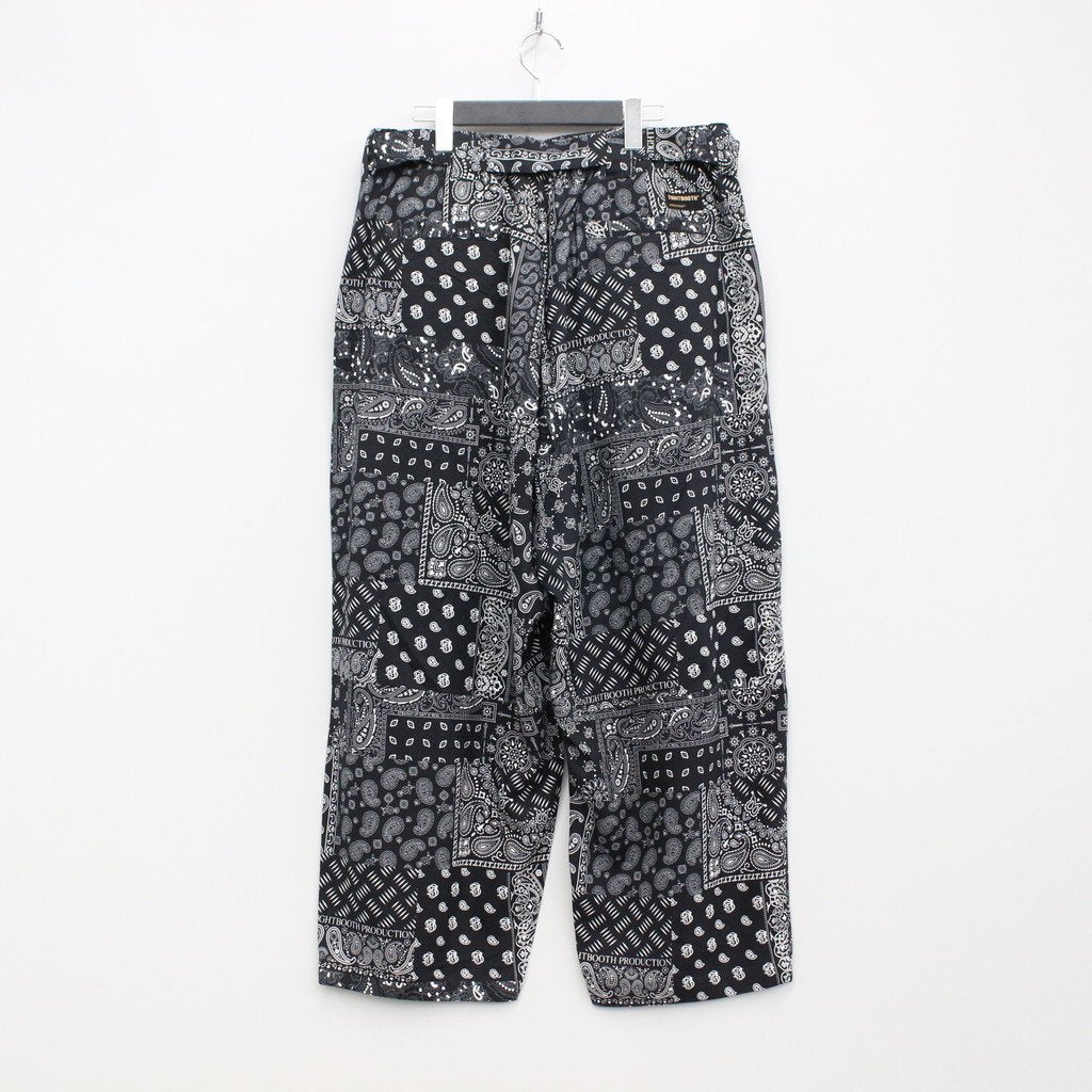 PAISLEY BALLOON PANTS #BLACK [SS23-B06] _ TIGHTBOOTH PRODUCTION