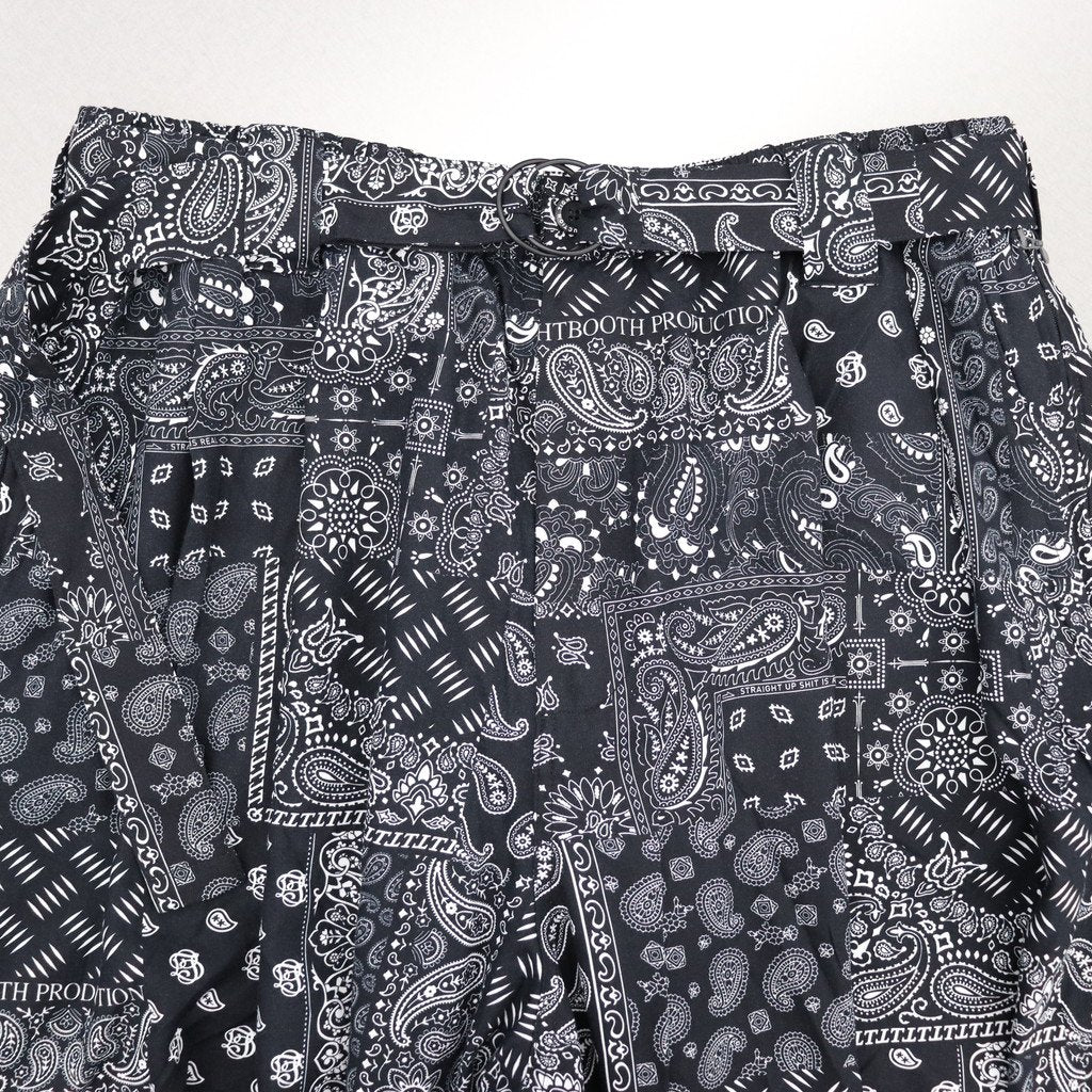 PAISLEY BALLOON PANTS #BLACK [SS23-B06]