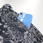 PAISLEY BALLOON PANTS #BLACK [SS23-B06]