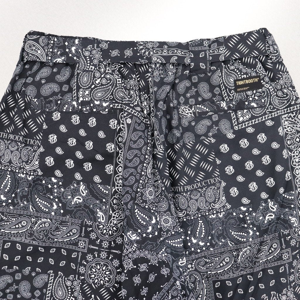 PAISLEY BALLOON PANTS #BLACK [SS23-B06]