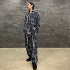 PAISLEY BALLOON PANTS #BLACK [SS23-B06]