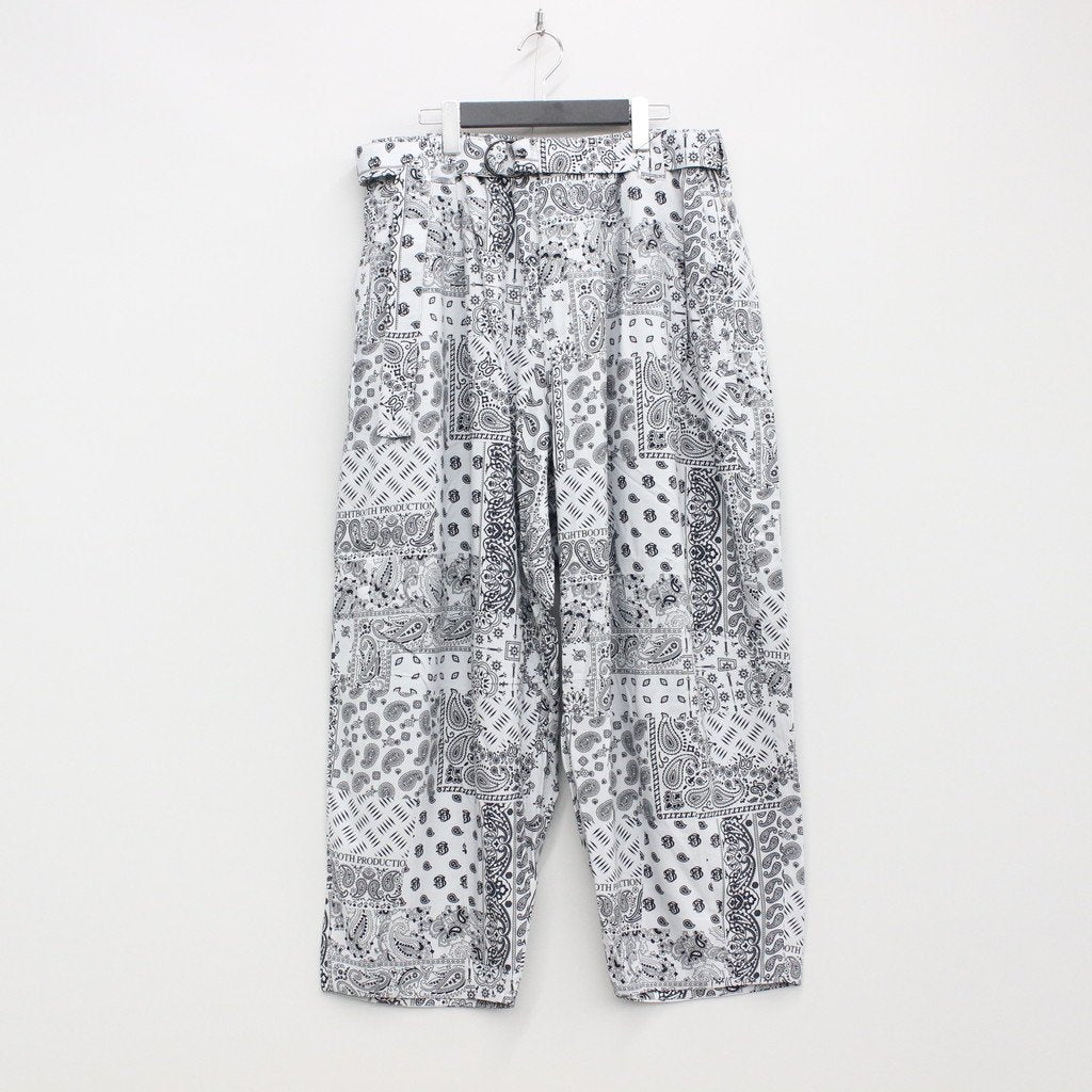 PAISLEY BALLOON PANTS #GRAY [SS23-B06]