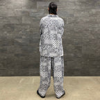 PAISLEY BALLOON PANTS #GRAY [SS23-B06]