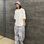 PAISLEY BALLOON PANTS #GRAY [SS23-B06]