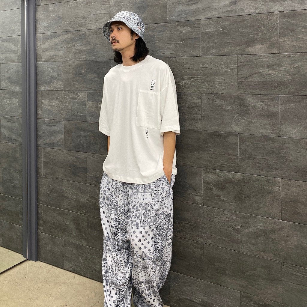 PAISLEY BALLOON PANTS #GRAY [SS23-B06]