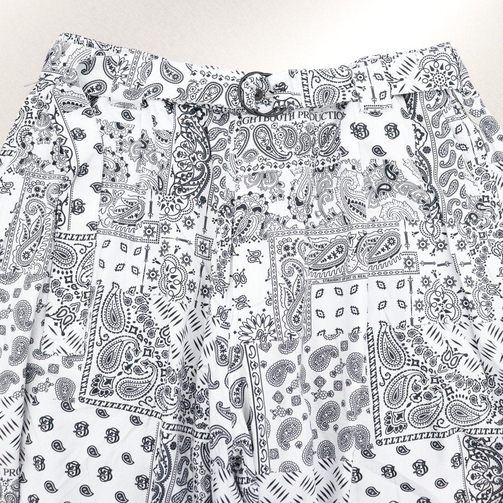 PAISLEY BALLOON PANTS #GRAY [SS23-B06]