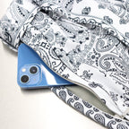 PAISLEY BALLOON PANTS #GRAY [SS23-B06]