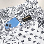 PAISLEY BALLOON PANTS #GRAY [SS23-B06]