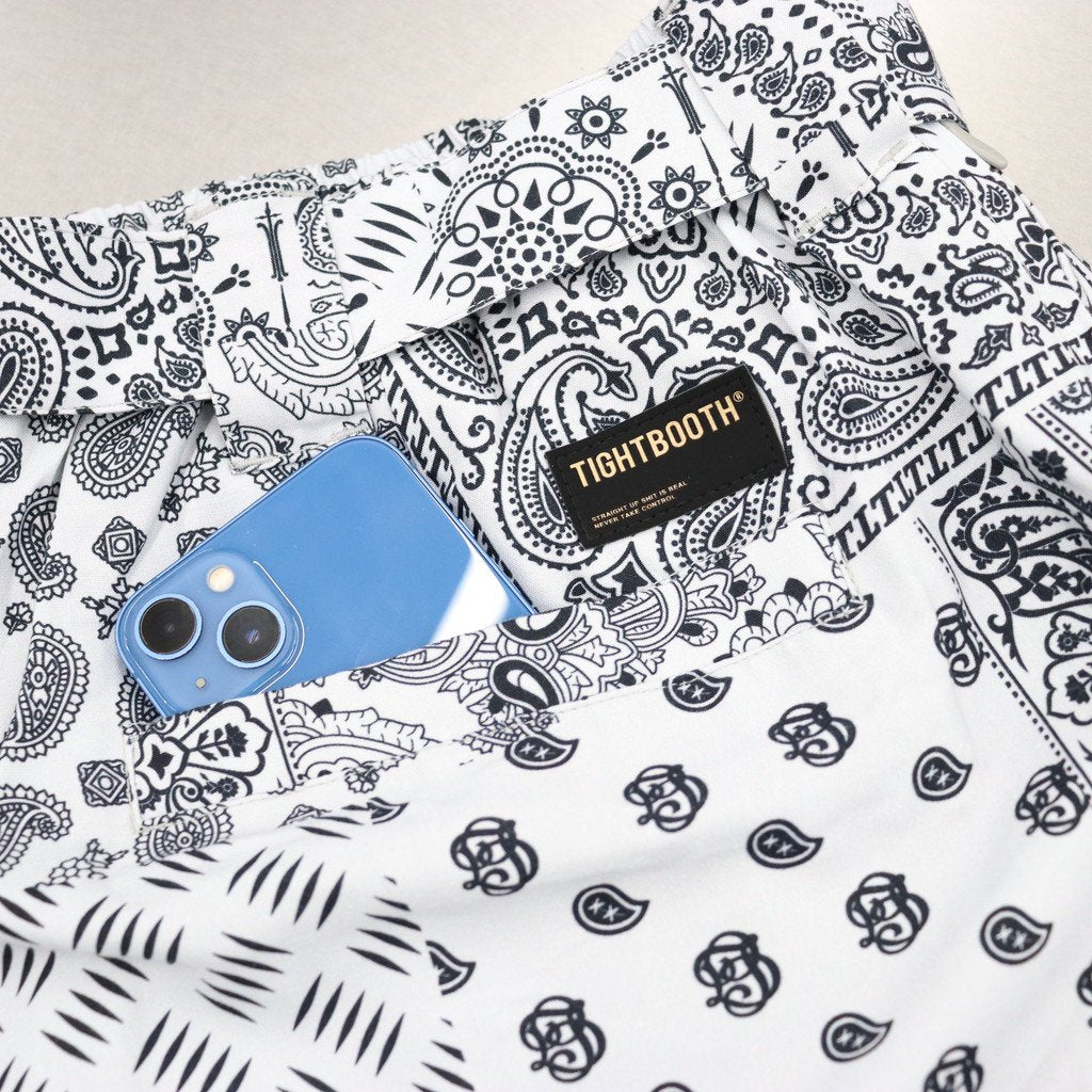 PAISLEY BALLOON PANTS #GRAY [SS23-B06]