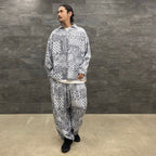 PAISLEY BALLOON PANTS #GRAY [SS23-B06]