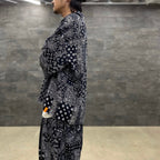 PAISLEY L/S OPEN SHIRT #BLACK [SS23-S01]