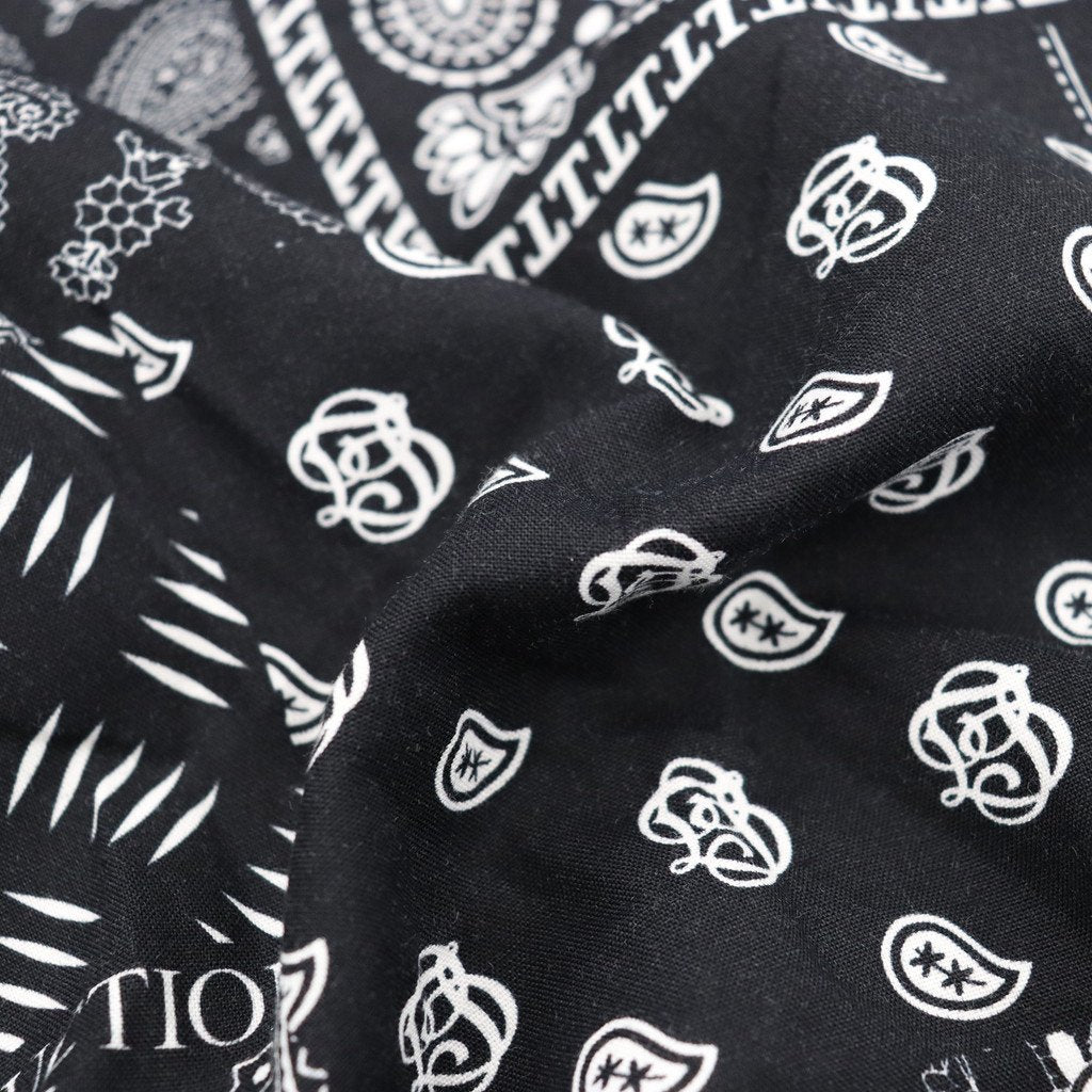 PAISLEY L/S OPEN SHIRT #BLACK [SS23-S01]