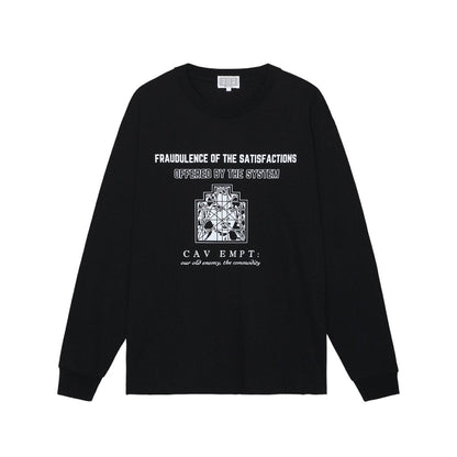 OFFERED BY THE SYSTEM LONG SLEEVE T #BLACK [CES23LT01]