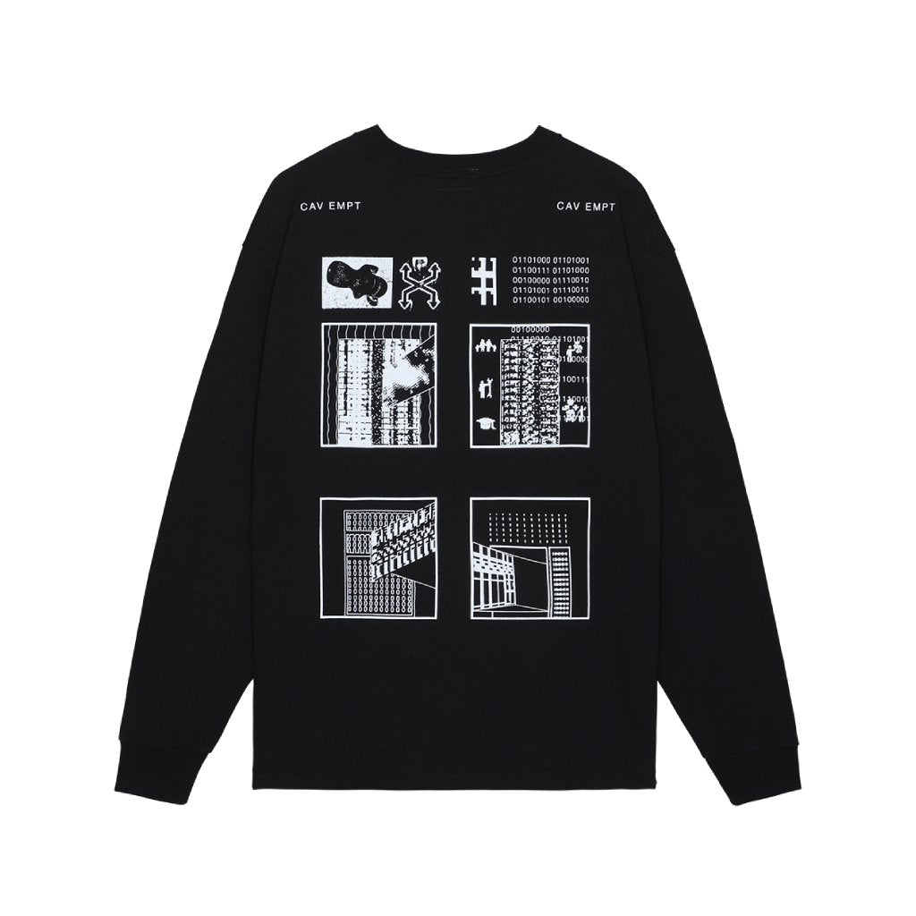 OFFERED BY THE SYSTEM LONG SLEEVE T #BLACK [CES23LT01] _ C.E