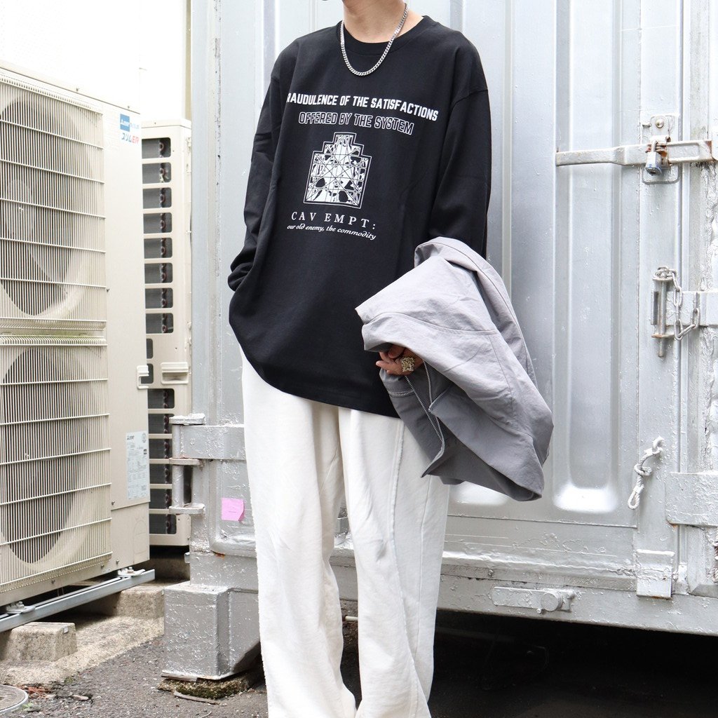 OFFERED BY THE SYSTEM LONG SLEEVE T #BLACK [CES23LT01]