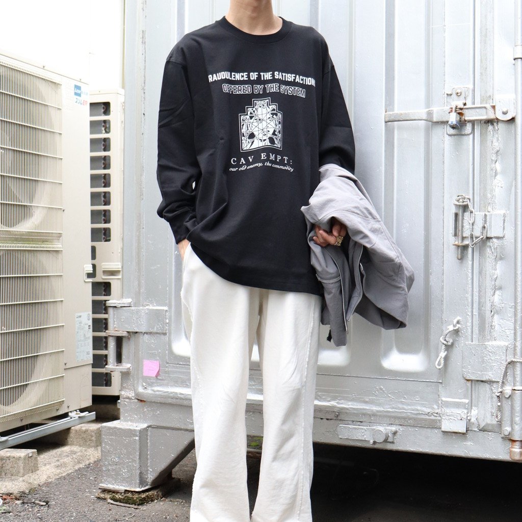 OFFERED BY THE SYSTEM LONG SLEEVE T #BLACK [CES23LT01]