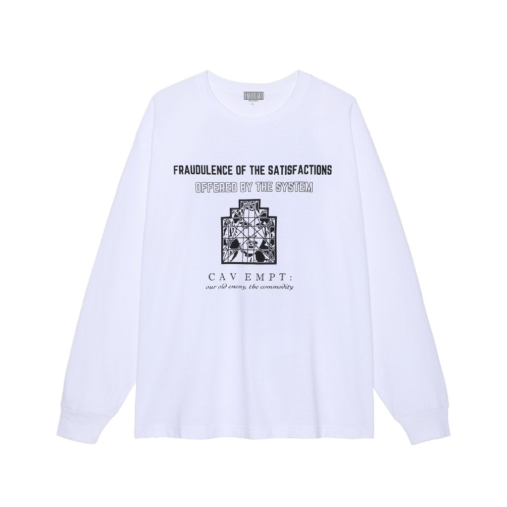 OFFERED BY THE SYSTEM LONG SLEEVE T #WHITE [CES23LT01]