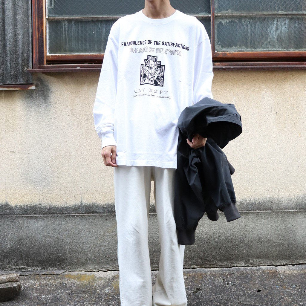 OFFERED BY THE SYSTEM LONG SLEEVE T #WHITE [CES23LT01]
