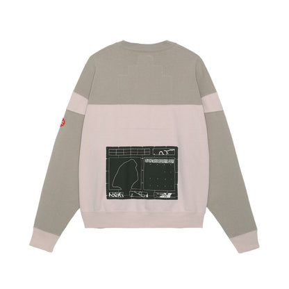 CURVED SWITCH CREW NECK #PINK [CES23CS12]