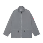 ZIP COLLAR NYLON JACKET #GREY [CES23JK09]
