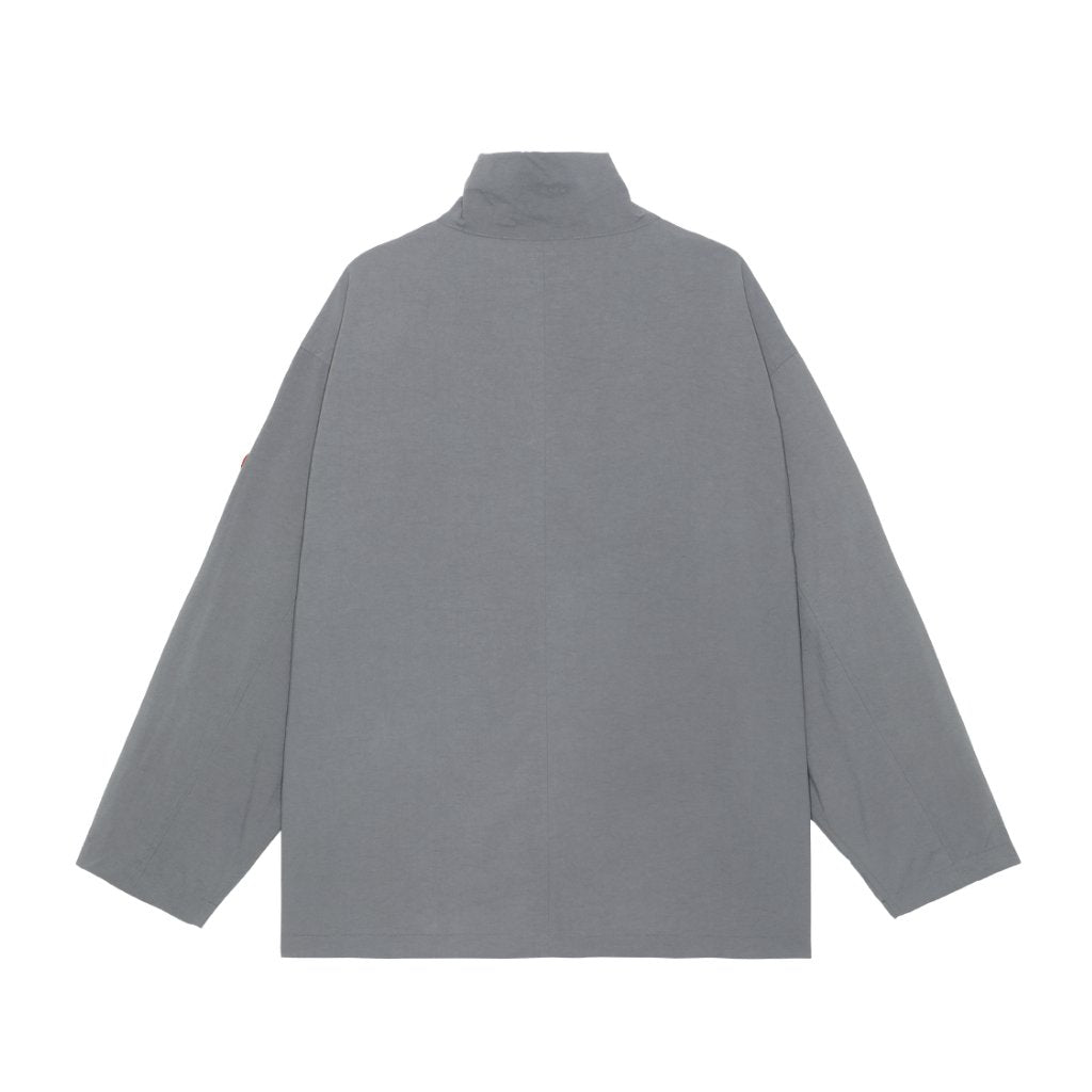 ZIP COLLAR NYLON JACKET #GREY [CES23JK09]