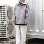 ZIP COLLAR NYLON JACKET #GREY [CES23JK09]