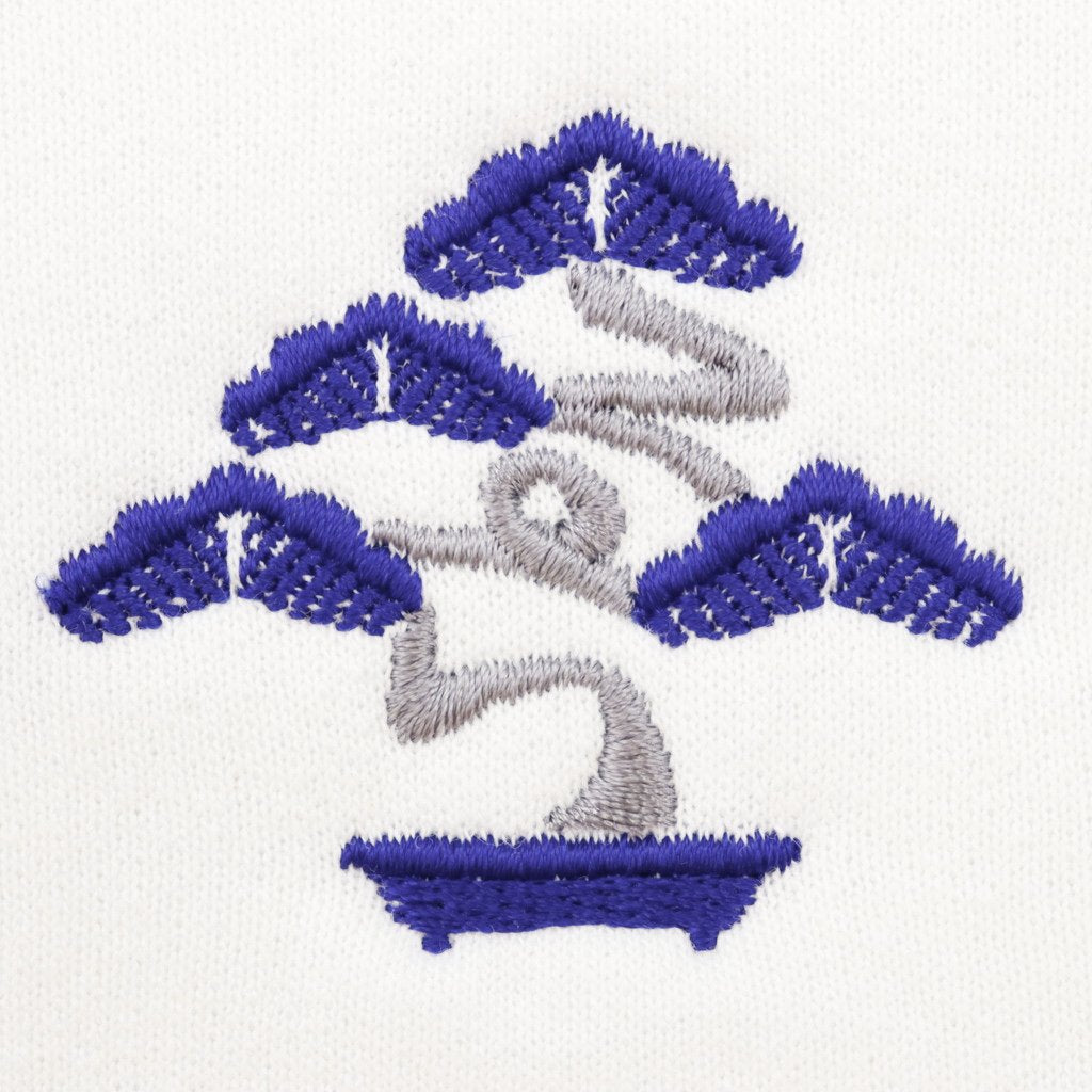 BONSAI STITCH HOODIE #WHITE [23SPAZ05-SW06]